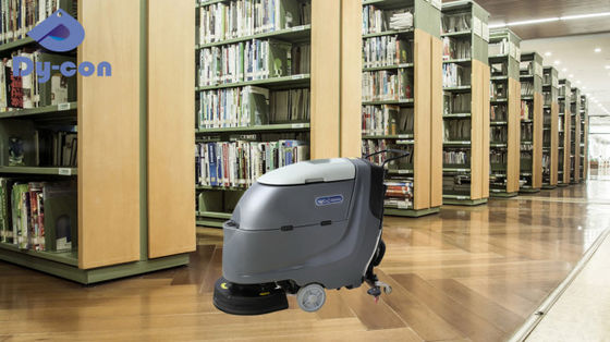 Αθόρυβο Πλυστικό Δαπέδου Βιβλιοθήκης με Σύστημα Οδήγησης με Βούρτσα 18in/20in Αυτόματη Διακοπή Λειτουργίας Βούρτσας Ήπιος Καθαρισμός